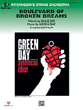 Boulevard of Broken Dreams Orchestra sheet music cover Thumbnail